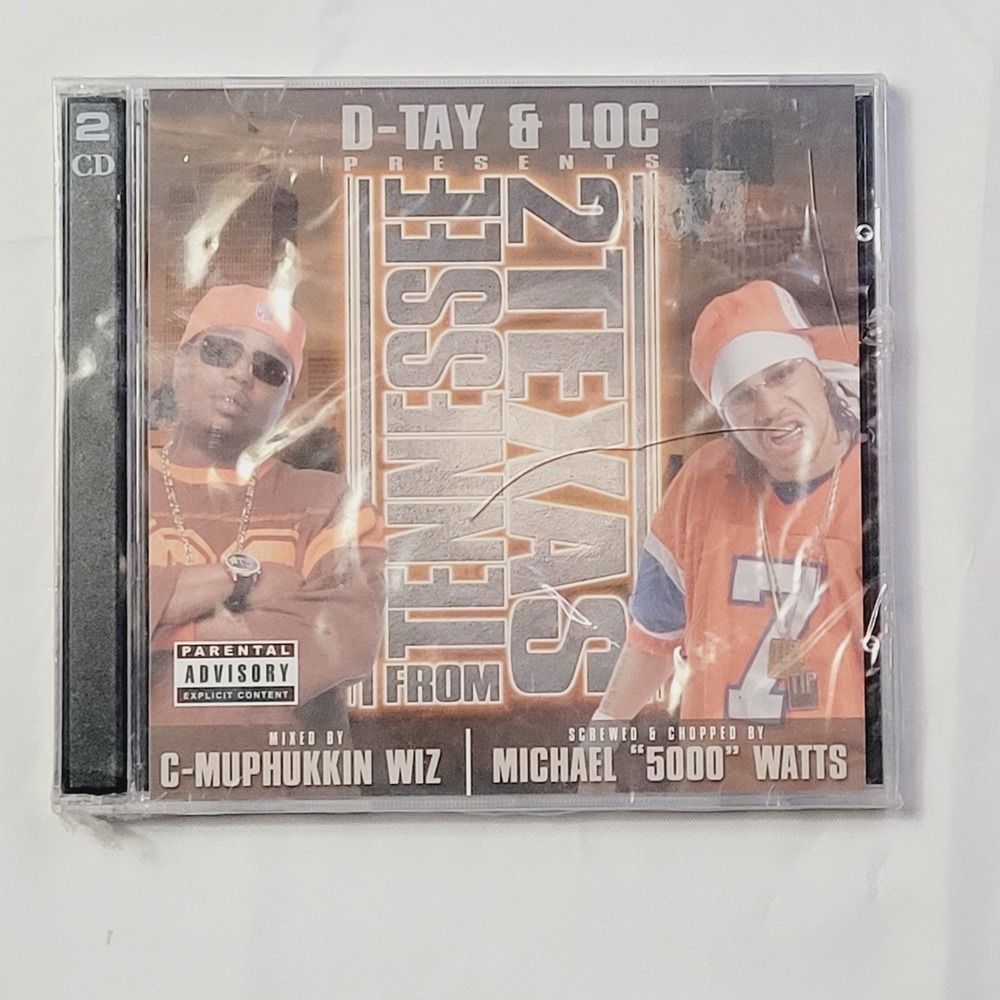 D-Tay & Loc From Tennessee 2 Texas CD Set Screwed & Chopped Michael Watts